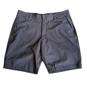 FootJoy Shorts Men 36 Adult Blue Navy Chino Stretch Flat Front Polyester Golf